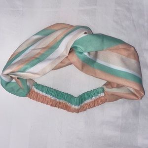 Multicolor Pastel Knot Elastic Headband Spring Summer